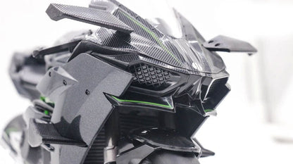 Miniatura Gigante de Kawasaki Ninja H2R em Escala 1:9